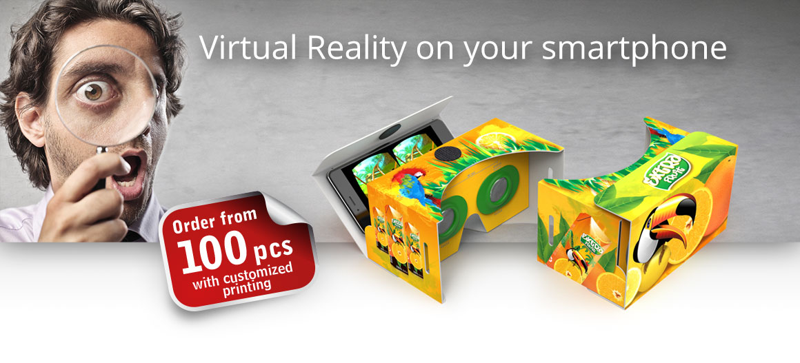 Smart Goggles VR - branded google cardboard, custom google cardboard