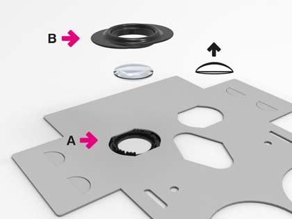 Smart Goggles assembly